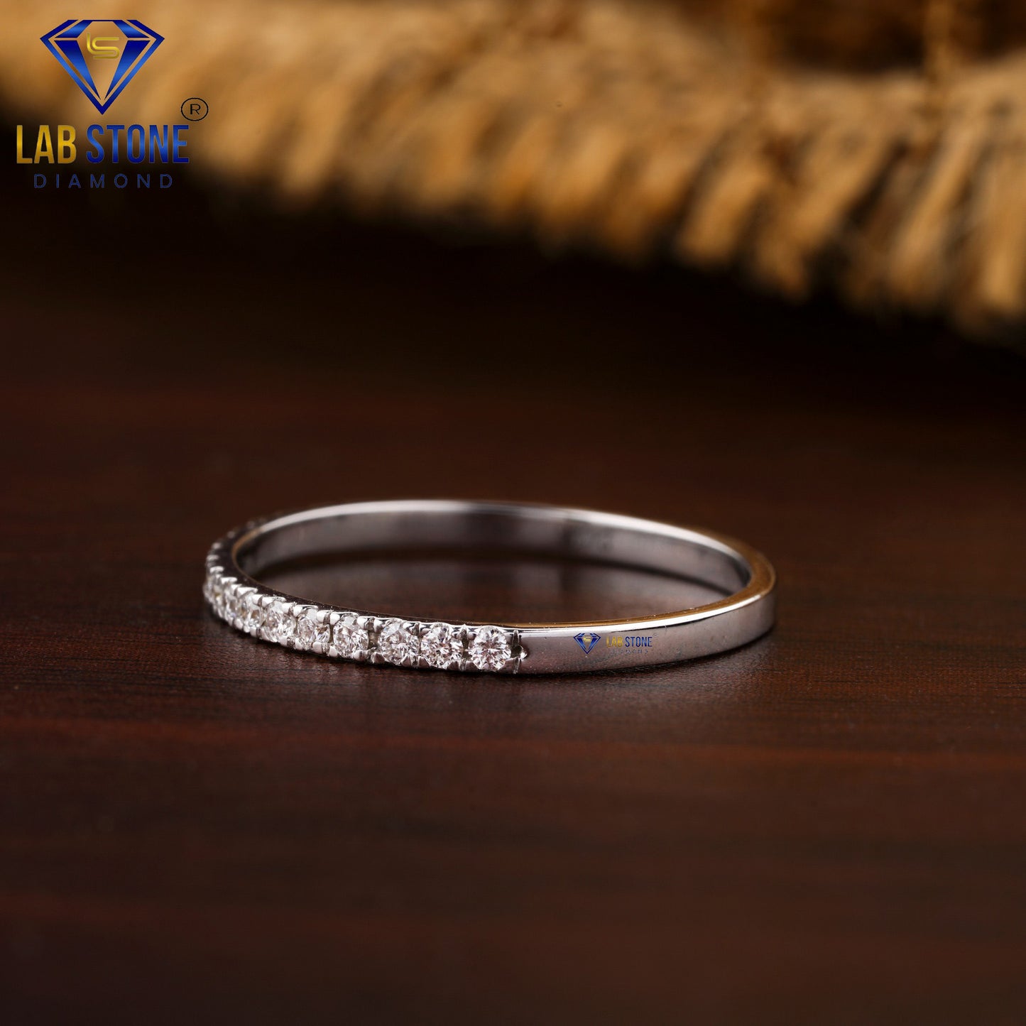 0.17 TCW Round Cut Women’s Diamond Band Ring