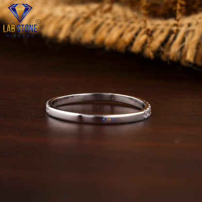 0.17 TCW Round Cut Women’s Diamond Band Ring