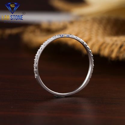 0.17 TCW Round Cut Women’s Diamond Band Ring
