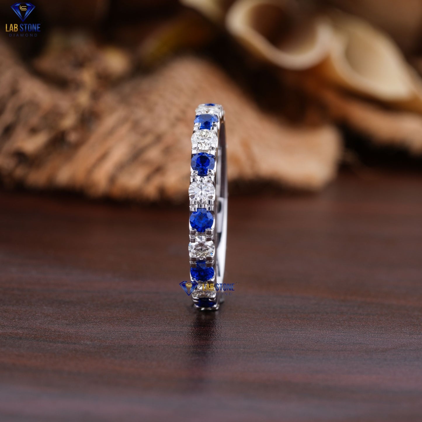 1.50 TDW Round Cut Women's Diamond Eternity Band Ring