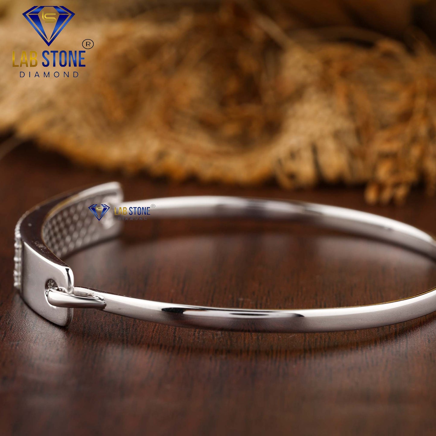 1.866 TDW Fancy Yellow Baguette & Round Cut Diamond Bangle Bracelet