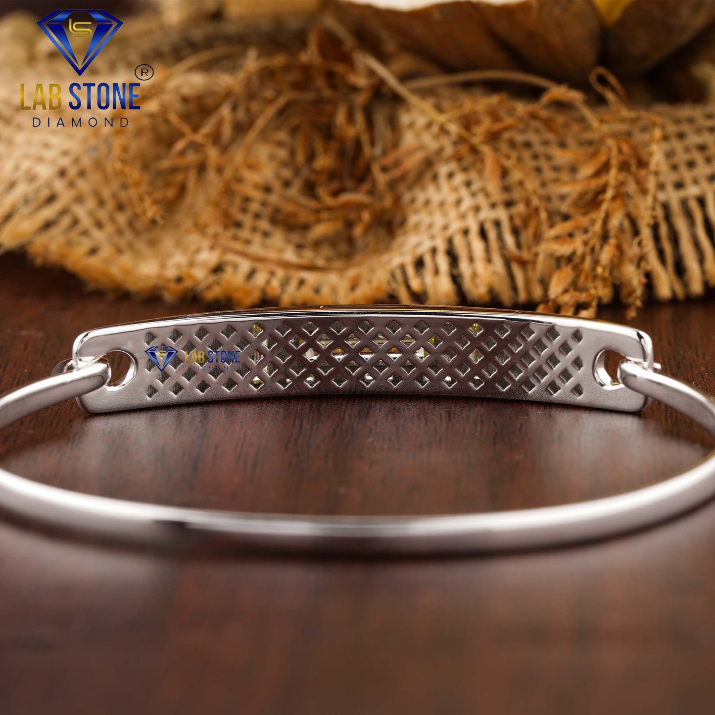 1.866 TDW Fancy Yellow Baguette & Round Cut Diamond Bangle Bracelet