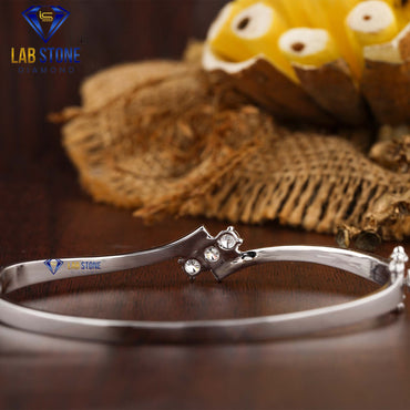 1.053 TDW Round Cut Diamond Bangle Bracelet