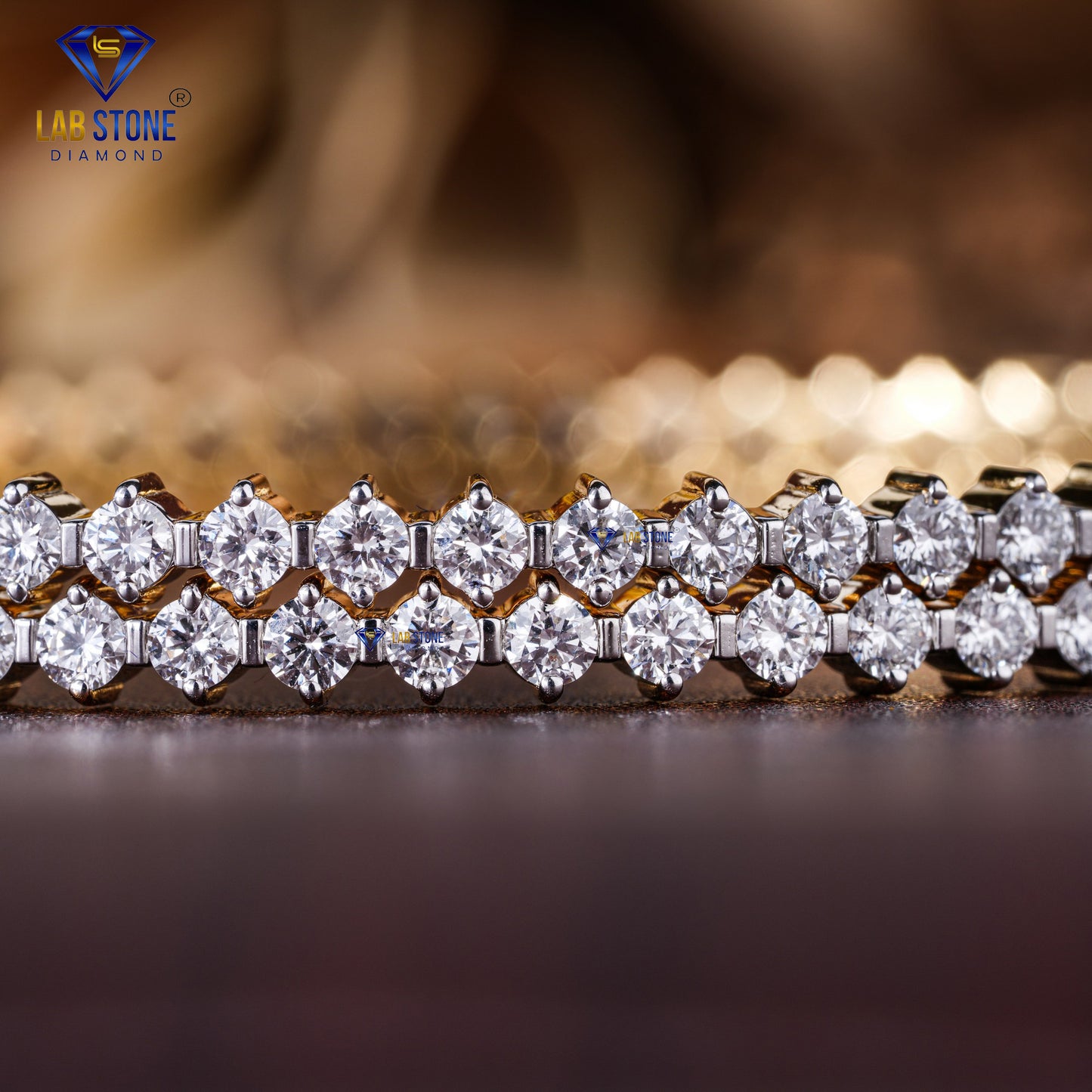 6.81 TDW Round Cut Diamond Women's Bangle Bracelet