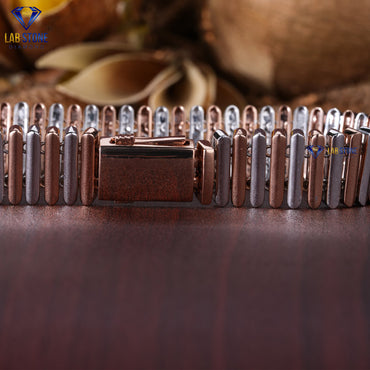 0.73 TDW Round Cut Diamond Slider Bracelet