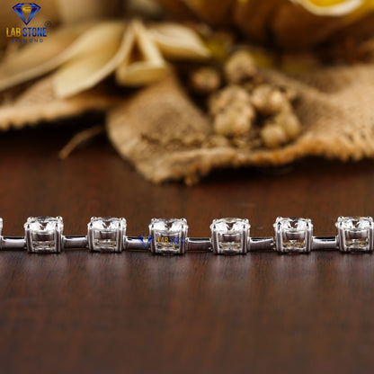 9.00 TDW Round Cut Diamond Slider Bracelet