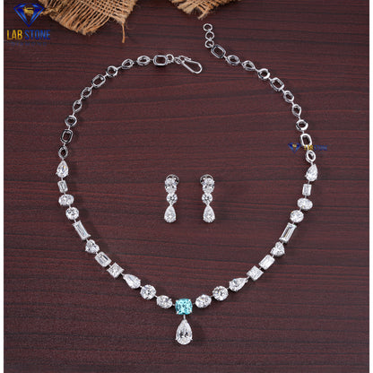 42.07 TDW Multi Shape Diamond Women’s Charm Necklace