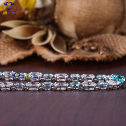 38.80 TDW Cushion & Oval Diamond Women’s Charm Necklace