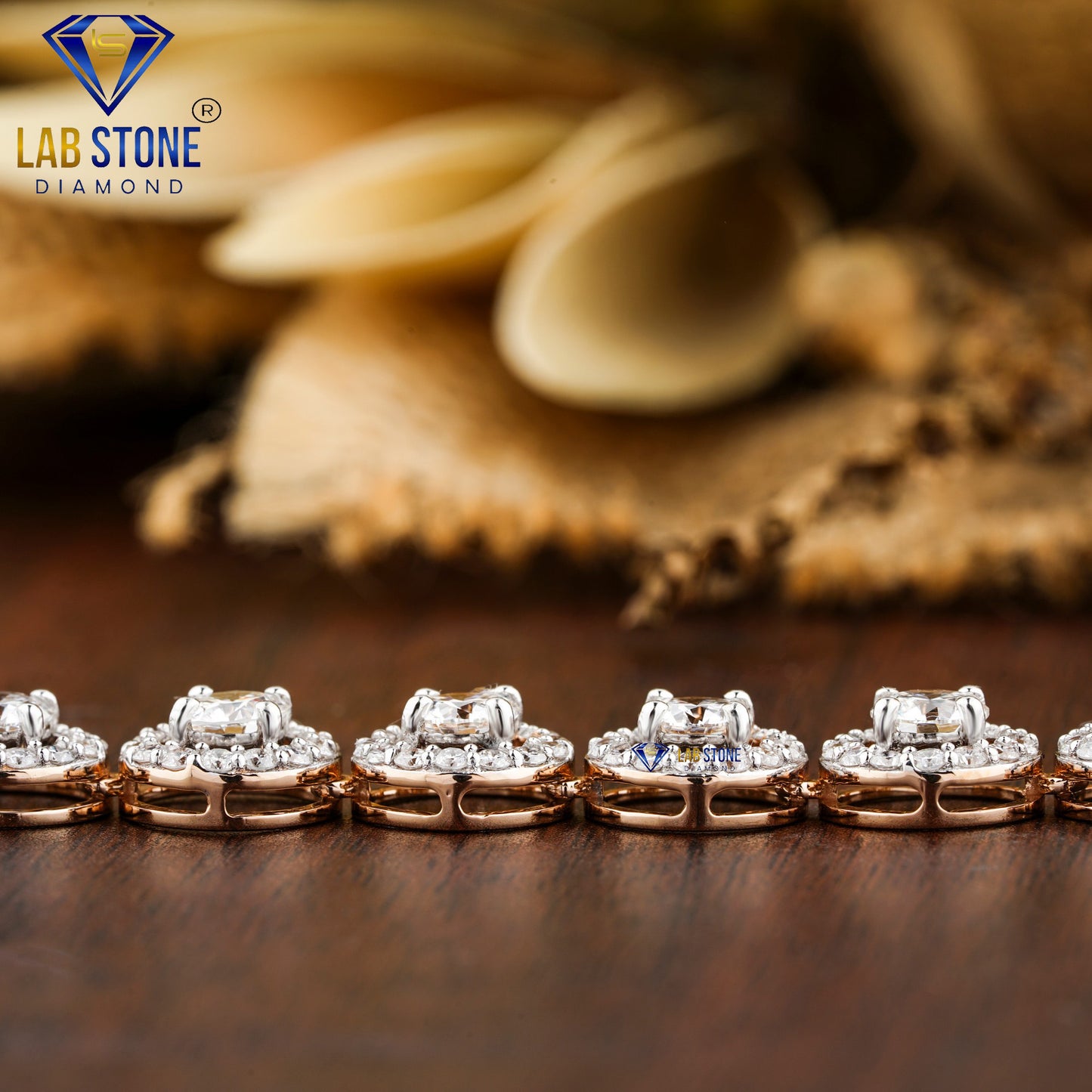 37.53 TDW Round Cut Diamond Charm Necklace