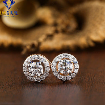 37.53 TDW Round Cut Diamond Charm Necklace