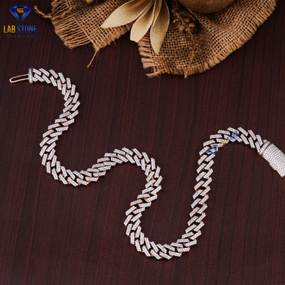 11.00 TDW Round Cut Diamond Men’s Cuban Chain