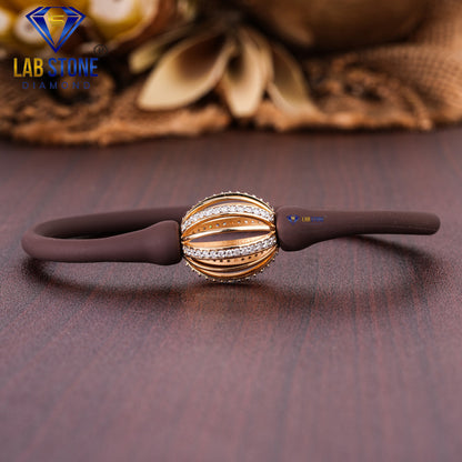 0.546 TDW Round Cut Diamond Slider Bracelet