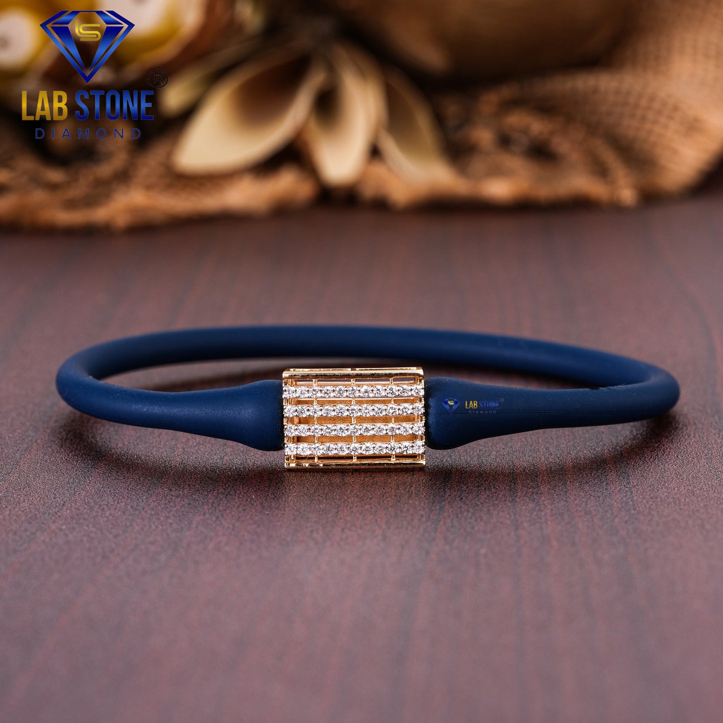 0.308 TDW Round Cut Diamond Slider Bracelet