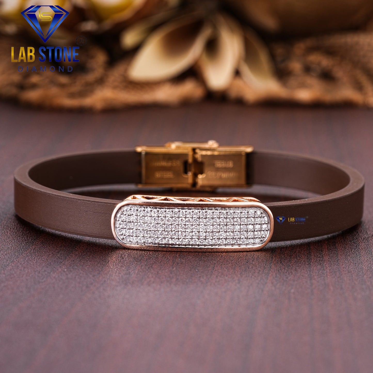 0.742 TDW Round Cut Diamond Slider Bracelet