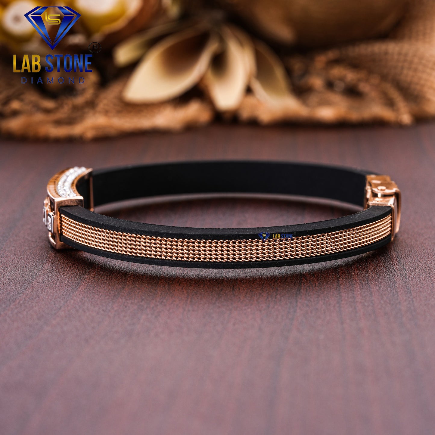 1.56 TDW Princess & Round Cut Diamond Slider Bracelet