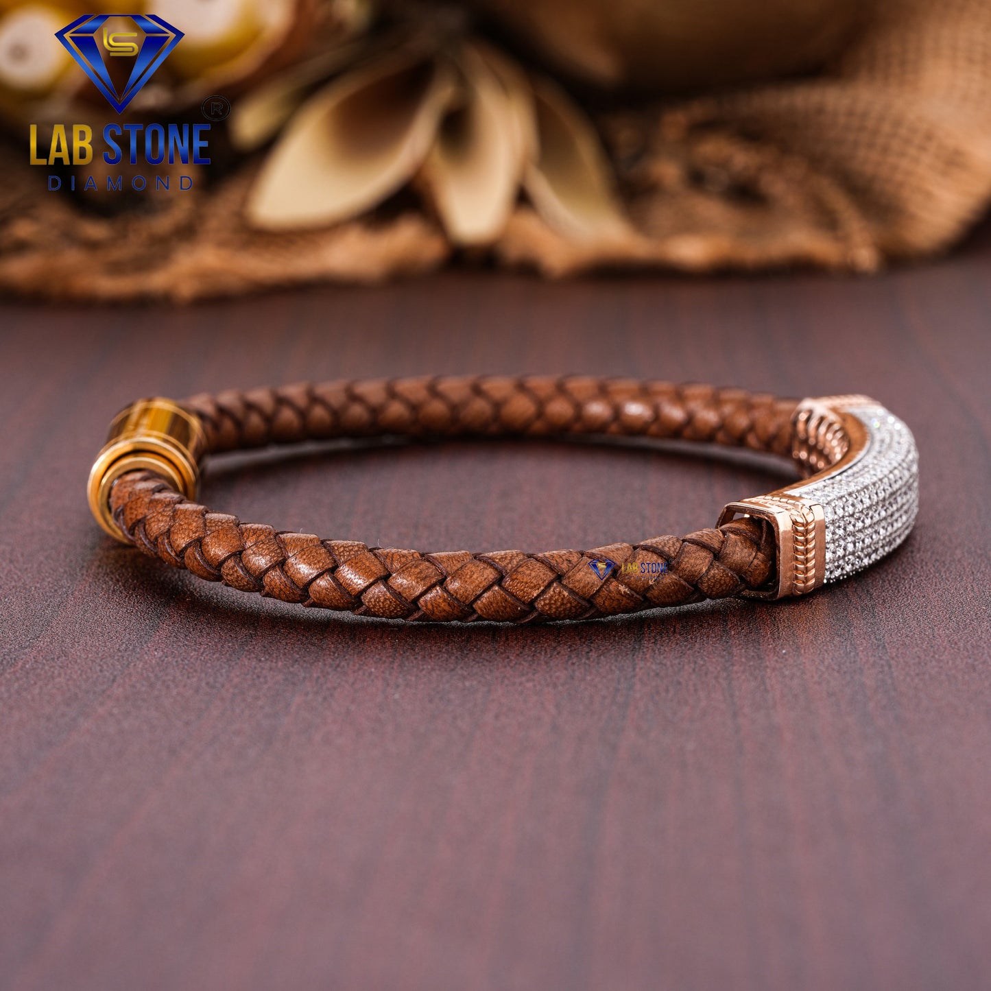 2.25 TDW Round Cut Diamond Slider Bracelet