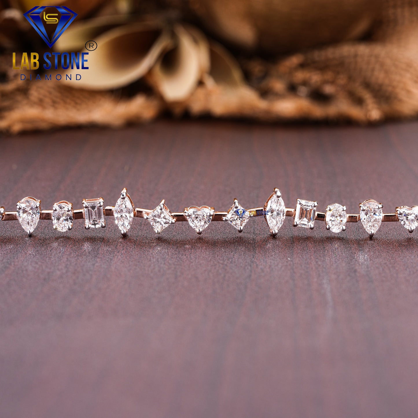 6.49 TDW Multi Shape Diamond Slider Bracelet