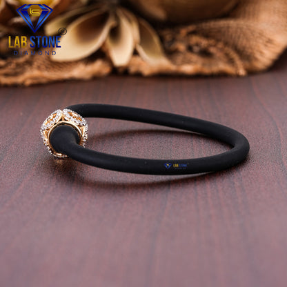 0.595 TDW Round Cut Diamond Slider Bracelet