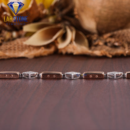 0.76 TDW Round Cut Diamond Slider Bracelet