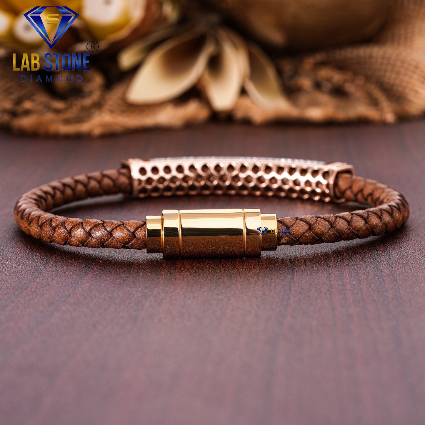 2.25 TDW Round Cut Diamond Slider Bracelet