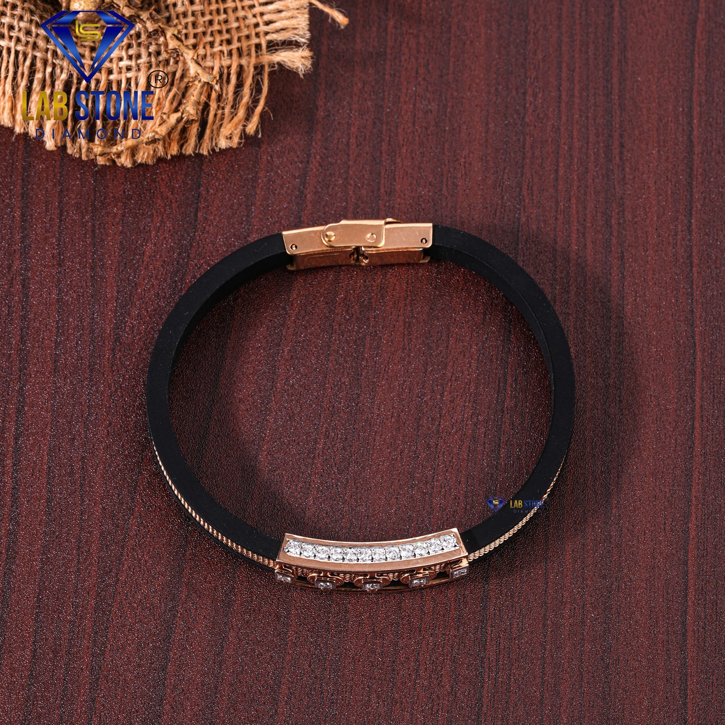 1.56 TDW Princess & Round Cut Diamond Slider Bracelet