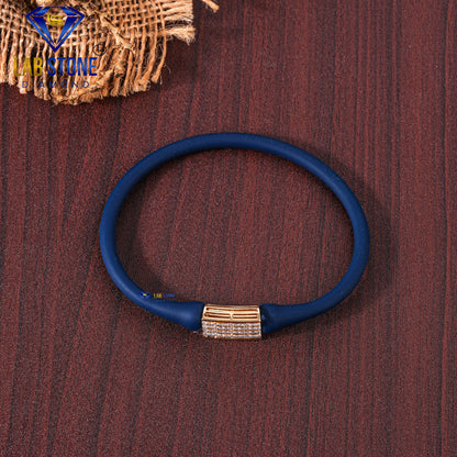 0.308 TDW Round Cut Diamond Slider Bracelet