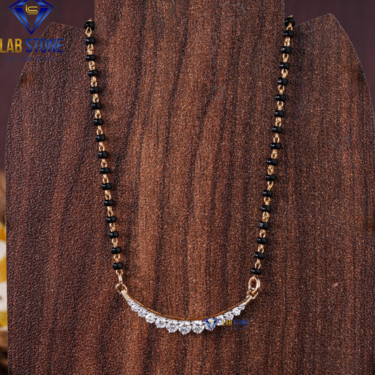 0.330 TDW Round Cut Diamond Custom Pendant with Chain