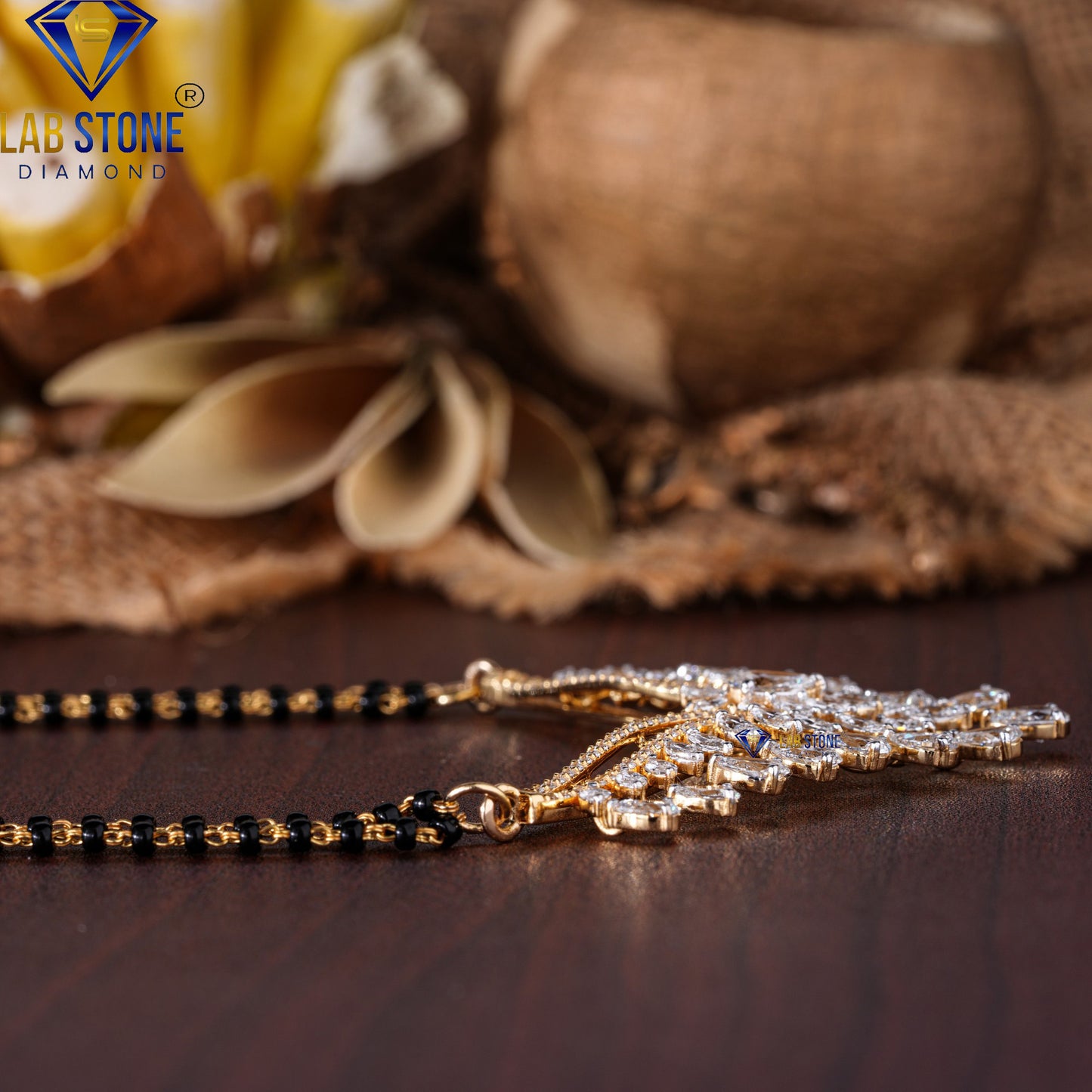 5.108 TDW Round, Marquise & Pear Cut Diamond Custom Pendant with Chain