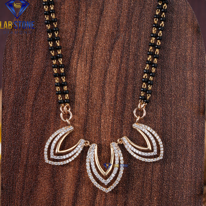 0.884 TDW Round Cut Diamond Custom Pendant with Chain