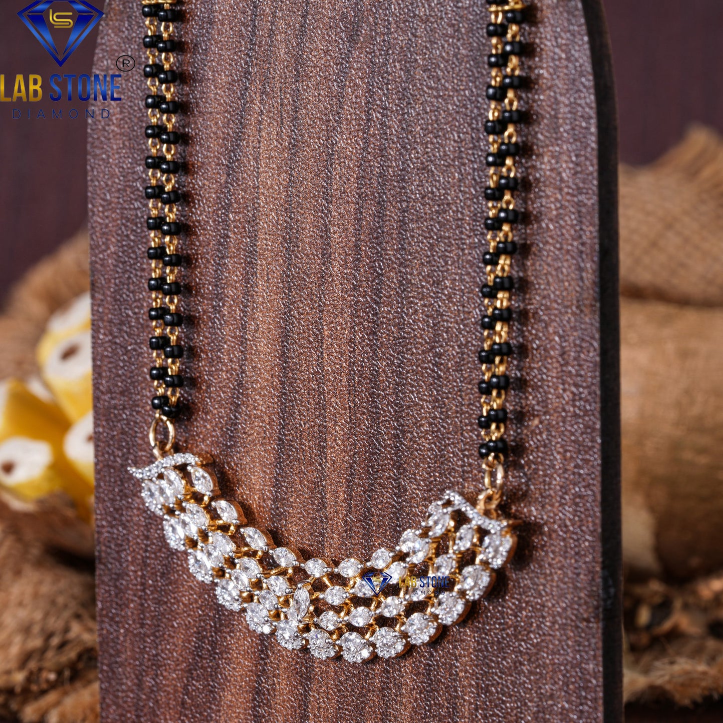 2.542 TDW Round & Marquise Cut Diamond Custom Pendant with Chain