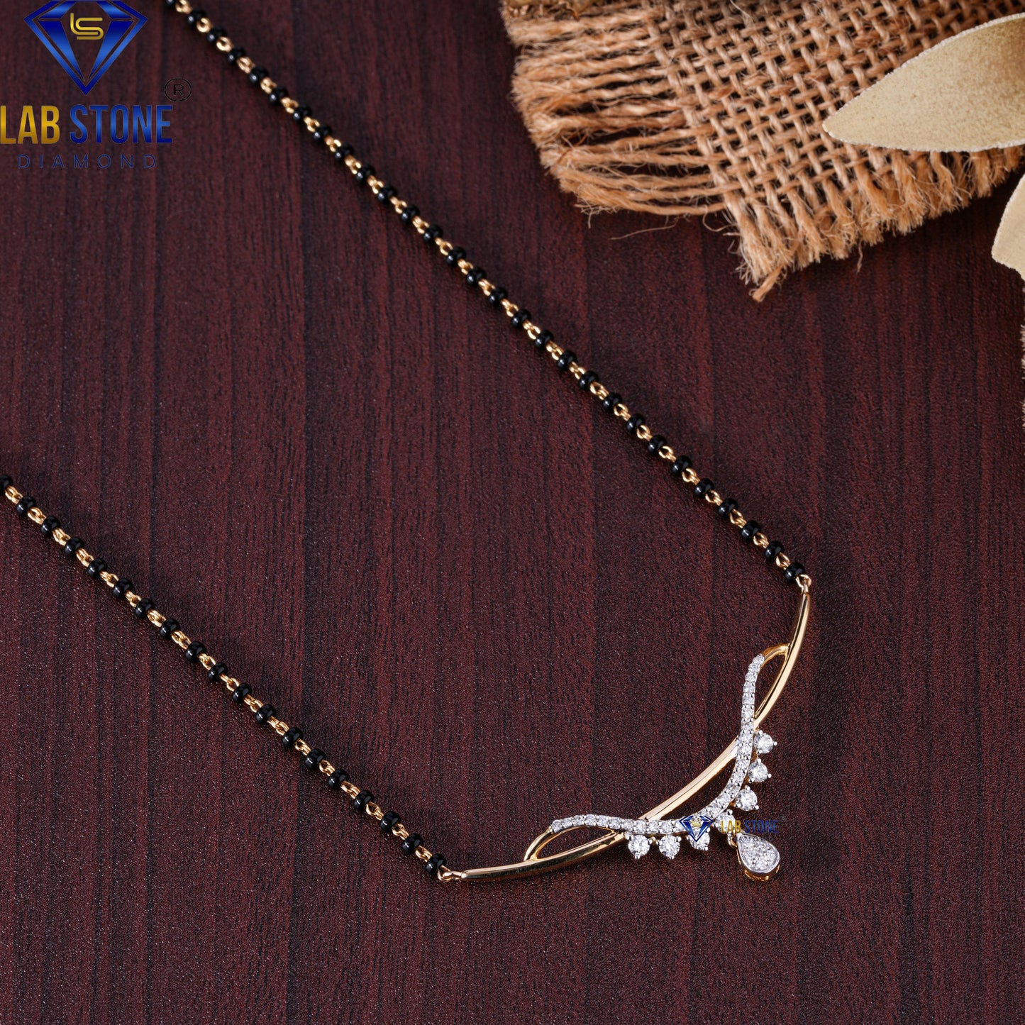 0.421 TDW Round Cut Diamond Custom Pendant with Chain