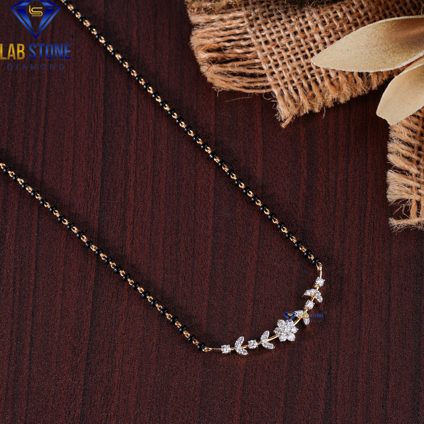 0.477 TDW Round Cut Diamond Custom Pendant with Chain