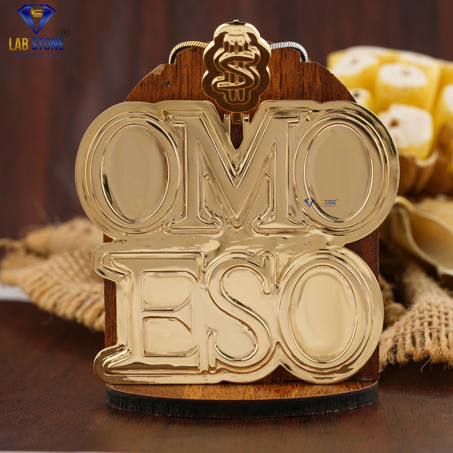 Gold Pendant with Chain