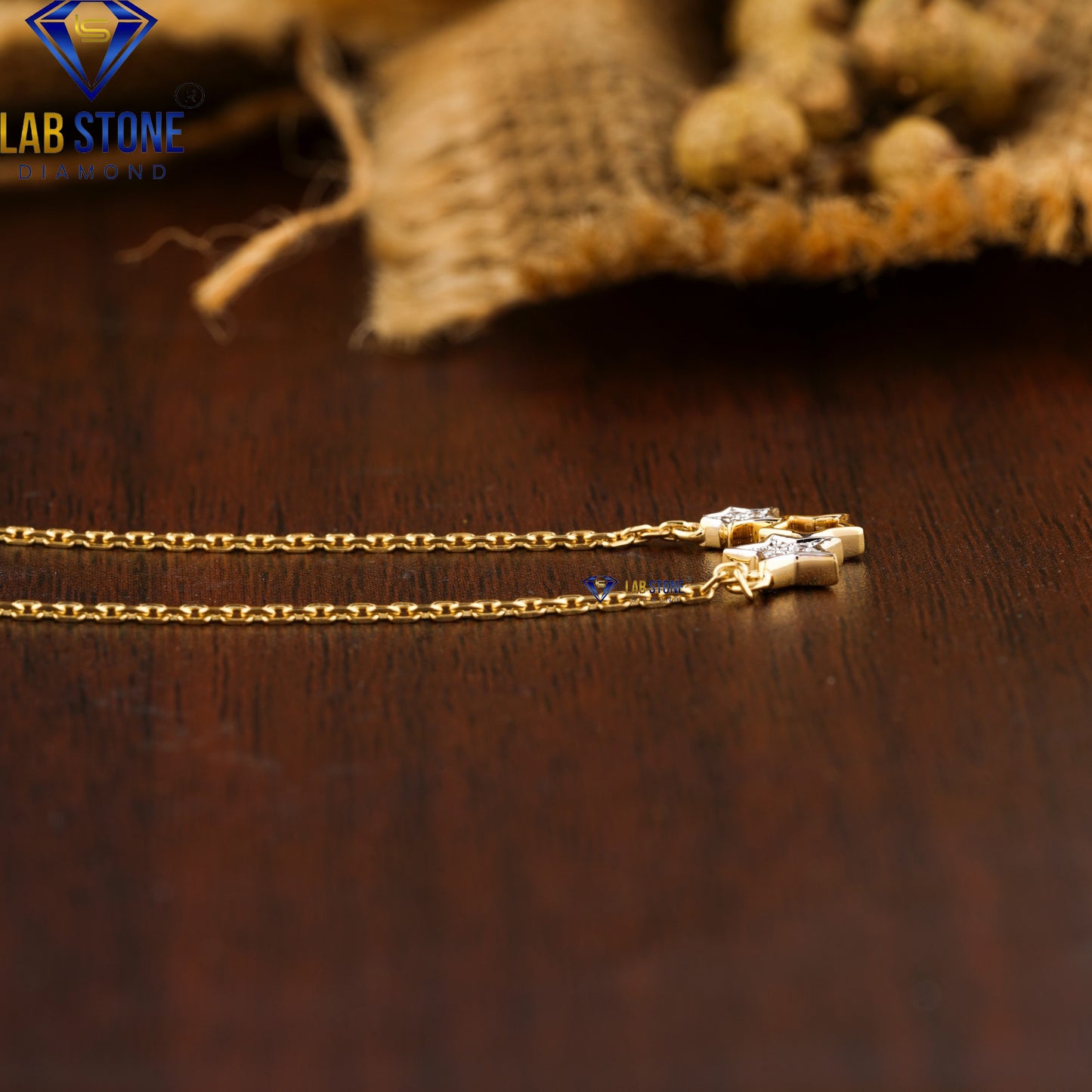 0.05 TDW Round Cut Diamond Pendant with Chain