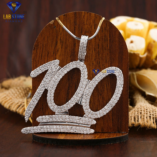 4.60 TDW Round Cut Diamond Custom Pendant with Chain