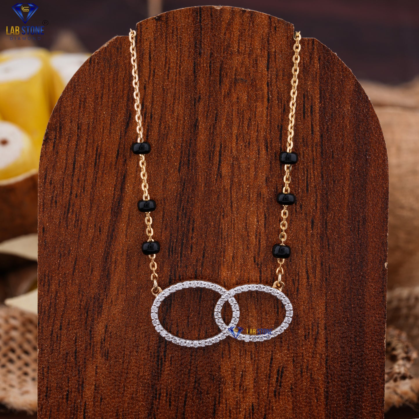 0.23 TDW Round Cut Diamond Custom Pendant with Chain