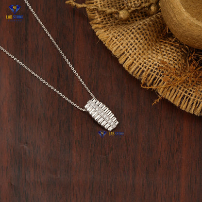 0.178 TDW Round Cut Diamond Custom Pendant with Chain