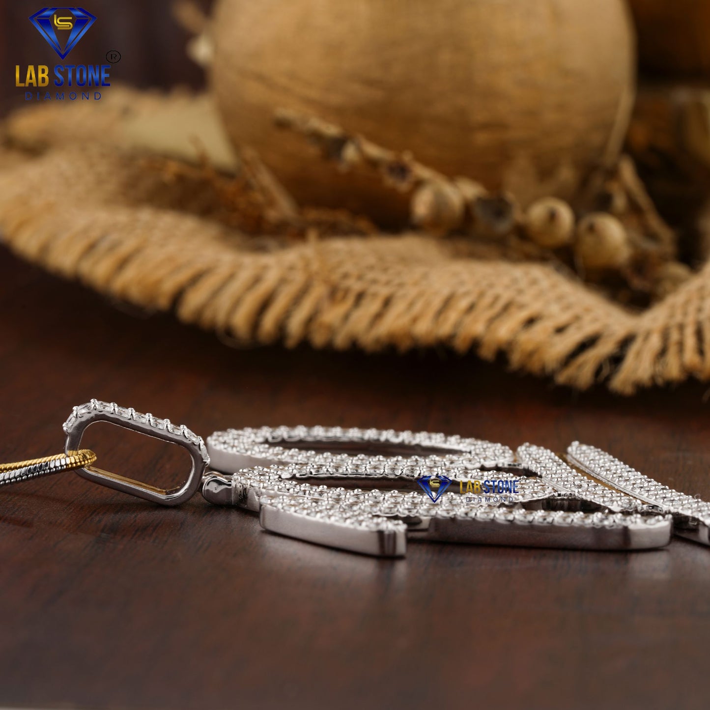 4.60 TDW Round Cut Diamond Custom Pendant with Chain