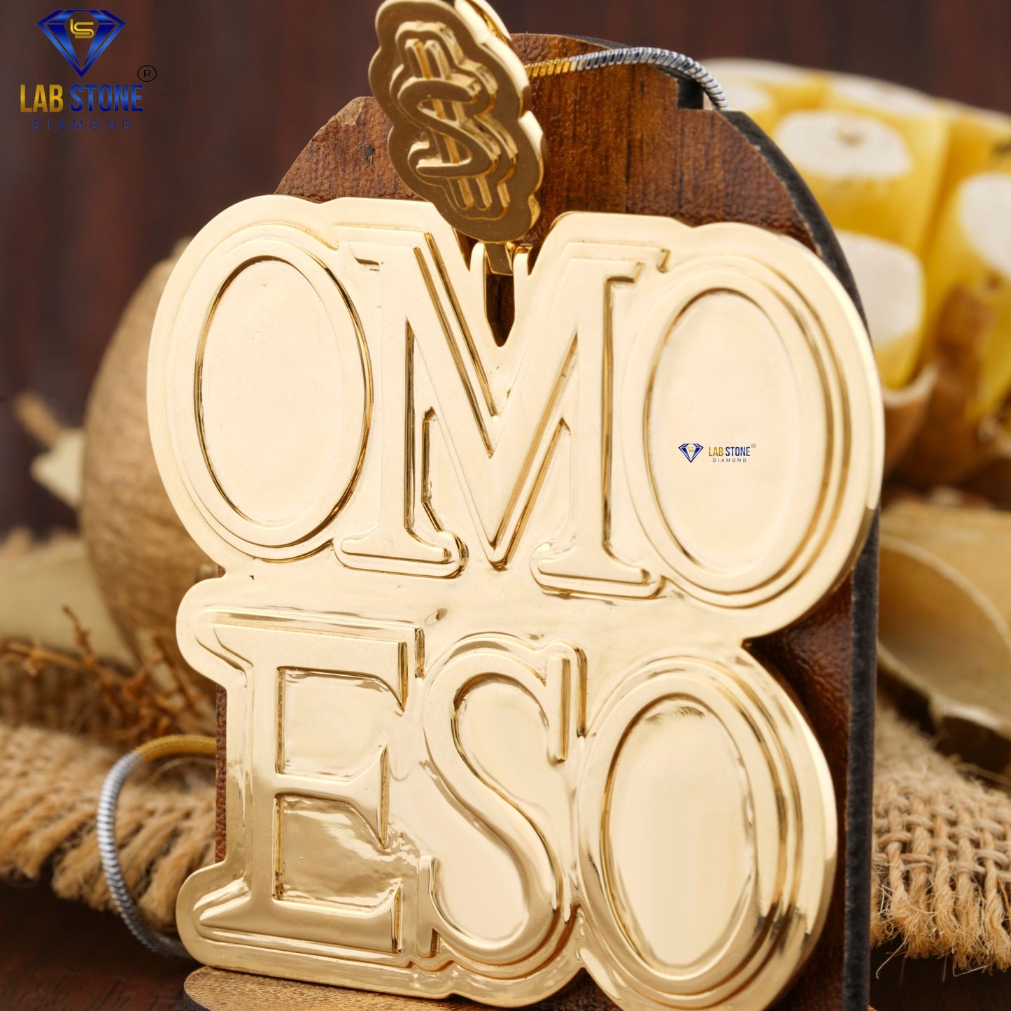 Gold Pendant with Chain