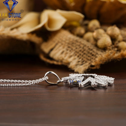 0.70 TDW Round Cut Diamond Pendant with Chain