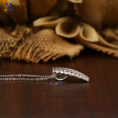 0.178 TDW Round Cut Diamond Custom Pendant with Chain