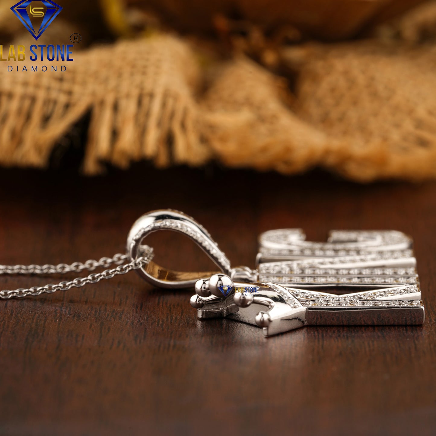 1.919 TDW Round Cut Diamond Custom Pendant with Chain