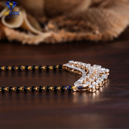 1.09 TDW Round Cut Diamond Custom Pendant with Chain