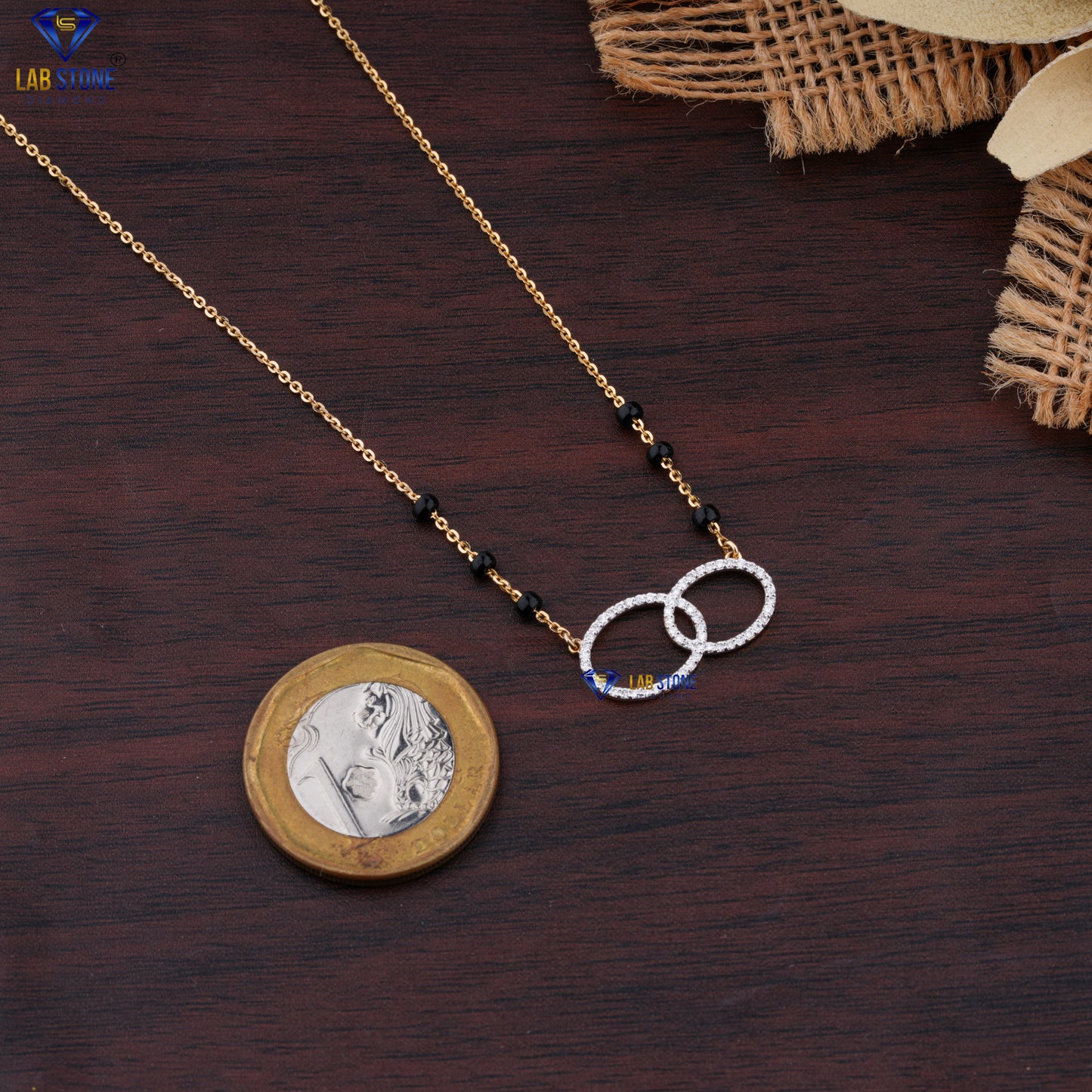 0.23 TDW Round Cut Diamond Custom Pendant with Chain