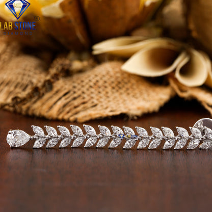 4.33 TDW Pear & Marquise Cut Diamond Drop & Dangle Earrings