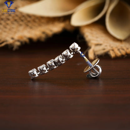 0.70 TDW Round Cut Diamond Drop & Dangle Earring