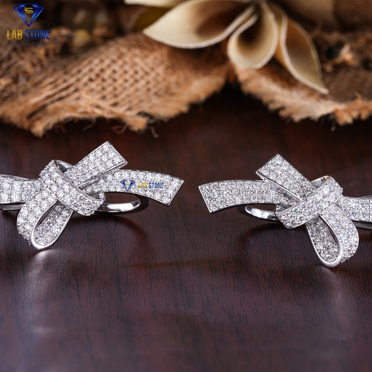 3.52 TDW Round Cut Diamond Drop & Dangle Earrings