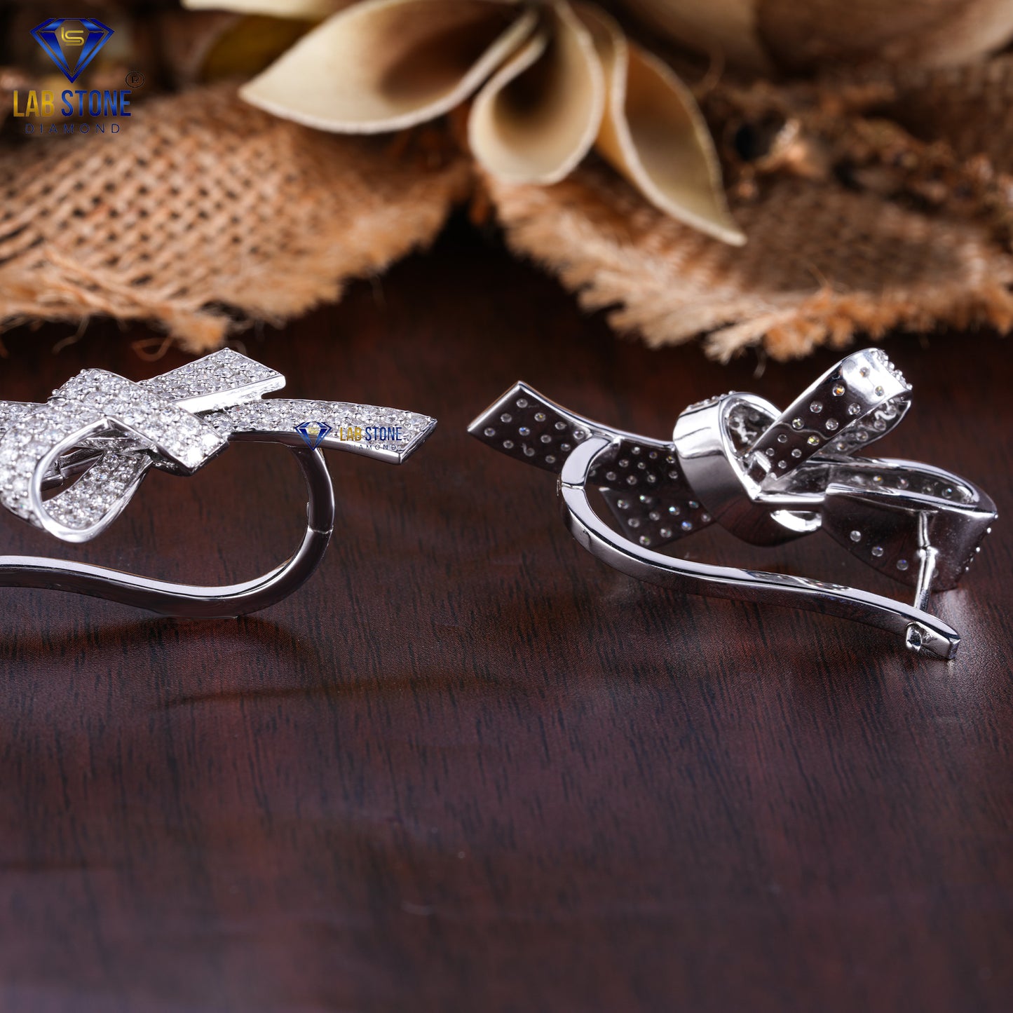 3.52 TDW Round Cut Diamond Drop & Dangle Earrings