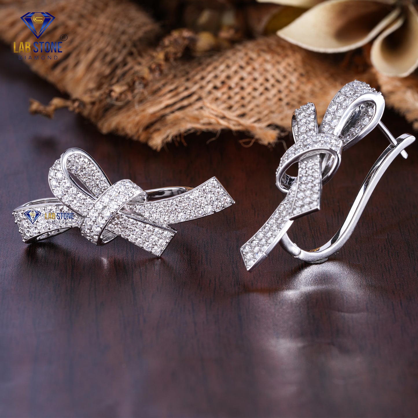 3.52 TDW Round Cut Diamond Drop & Dangle Earrings