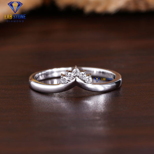 0.06 TDW Round Cut Diamond Ring